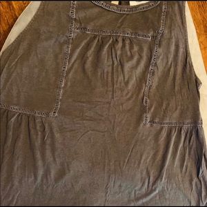 Old Navy Sleeveless Slate Gray Flowy Tunic